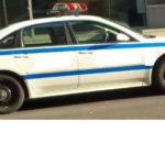 Police car with lights